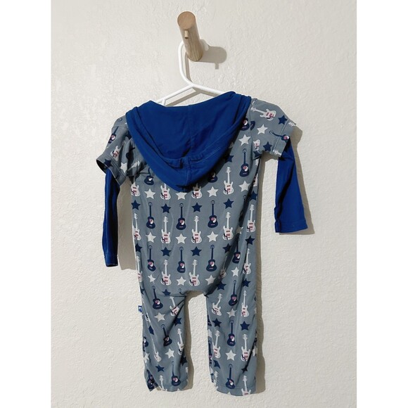 Kickee Pants Bamboo Guitar Romper 3-6 Month - Picture 2 of 2